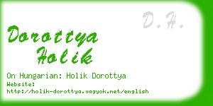 dorottya holik business card